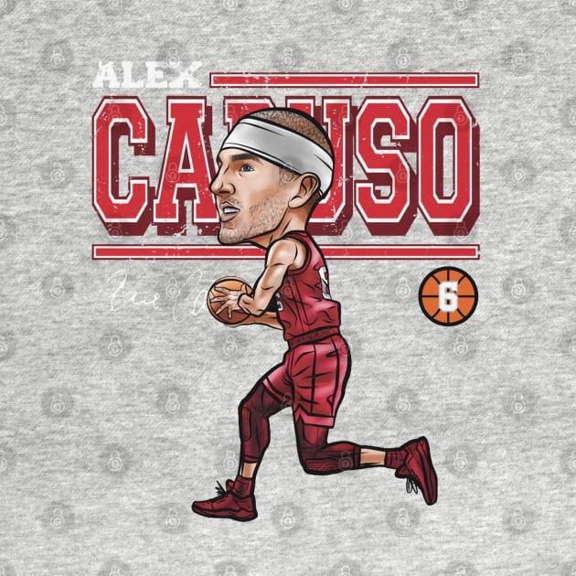 Alex Caruso Chicago Cartoon by MASTER_SHAOLIN